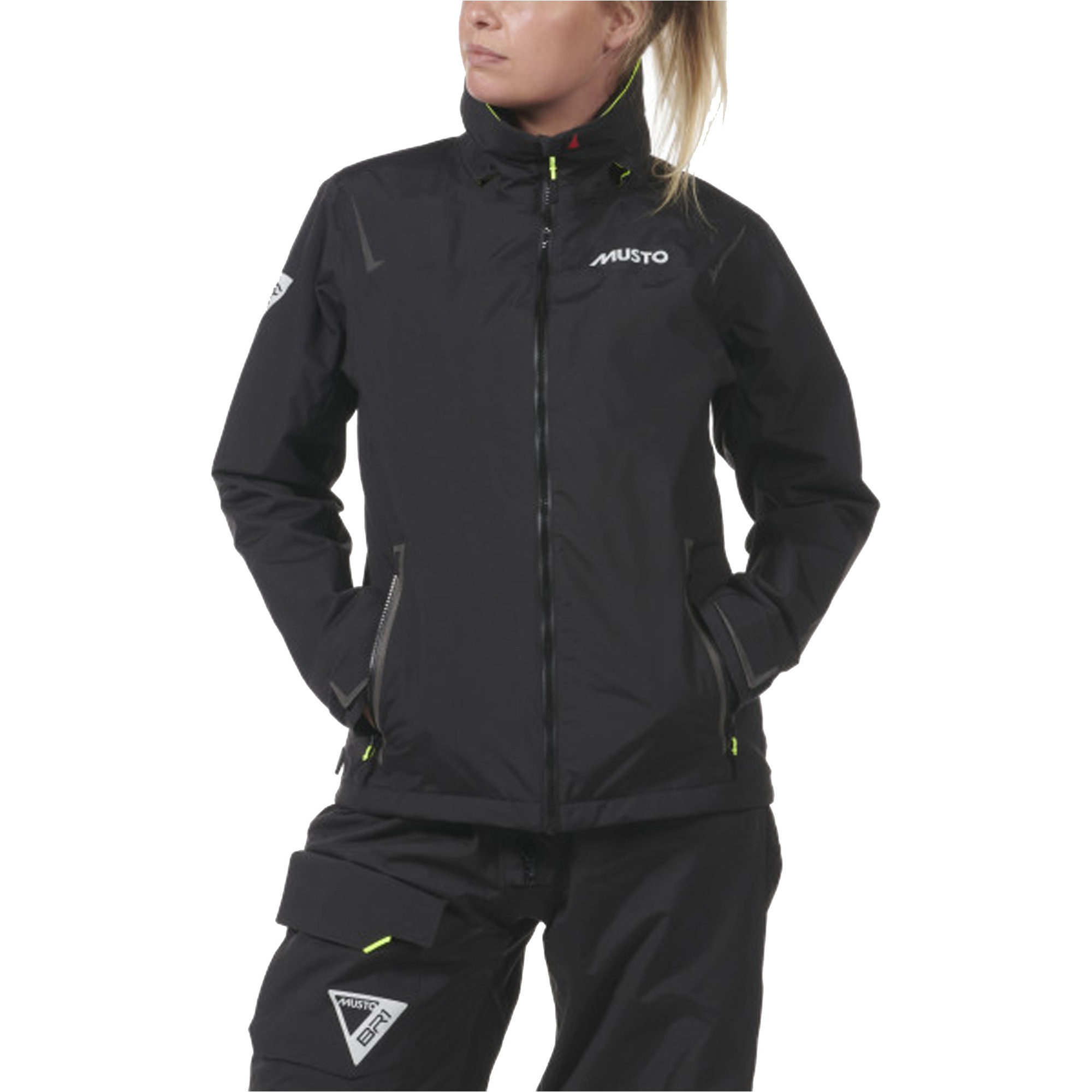 2025 Musto Damen Br1 Solent Segeljacke 82404 - Schwarz